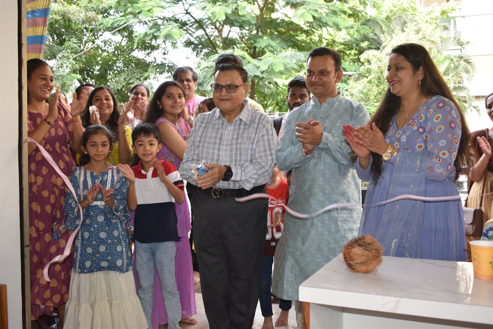 Opening day of Rupal's Diet Clinic, Pimple Saudagar, Pune